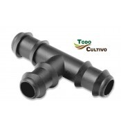 Te tubería 16 mm. 5 uds.