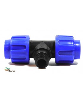 Te rosca macho 32 mm.