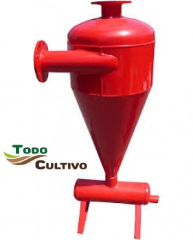 Hidrociclón 4" 60-75.000 litros Brida
