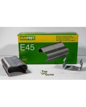 Grapa Goteo E-45. Caja 650 unidades.
