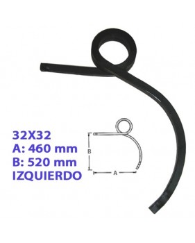 BRAZO CULTIVADOR CURVO IZQUIERDO 32