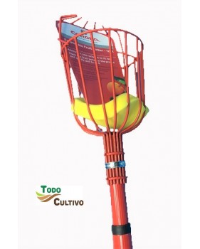 Recoge fruta telescópico CORONA. 3,7 m. de altura.