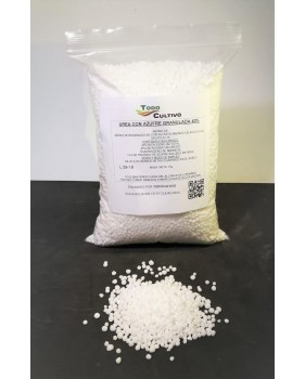 Urea granulada con azufre 40%. 1 Kilo.