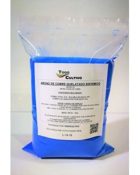 Fertilizante Quelato de Cobre SISTEMICO ECOLOGICO. 1 Kilo.