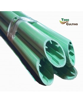 Tutor Plantas y arboles Sintetico 1,75 m. x 32 mm. Pack de 4 Unidades. PVC Flexible y homogeneo.