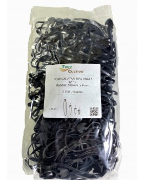 Goma ancla atado nº10 caucho EPDM. 2.500 uds.