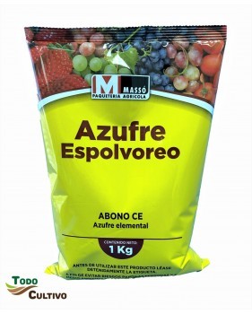 Azufre Amarillo ecológico para espolvoreo 1kg.