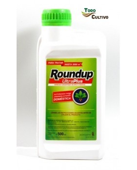 Herbicida Total Glifosato Roundup Ultra Plus. 500 cc.