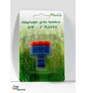 Adaptador grifo jardín 3/4"-1"