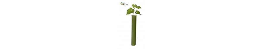 protectores arbol planta perforados lisos altos bajos invernadero